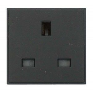 New Meida Power Socket Outlet Modules - Double Width (50mm x50mm)