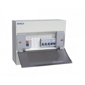 Chint Single Phase Metal Consumer Unit Surface