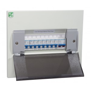 Chint Single Phase Metal Consumer Unit Flush