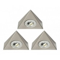 Saxby Trieste Triangular undercabinet LED light.